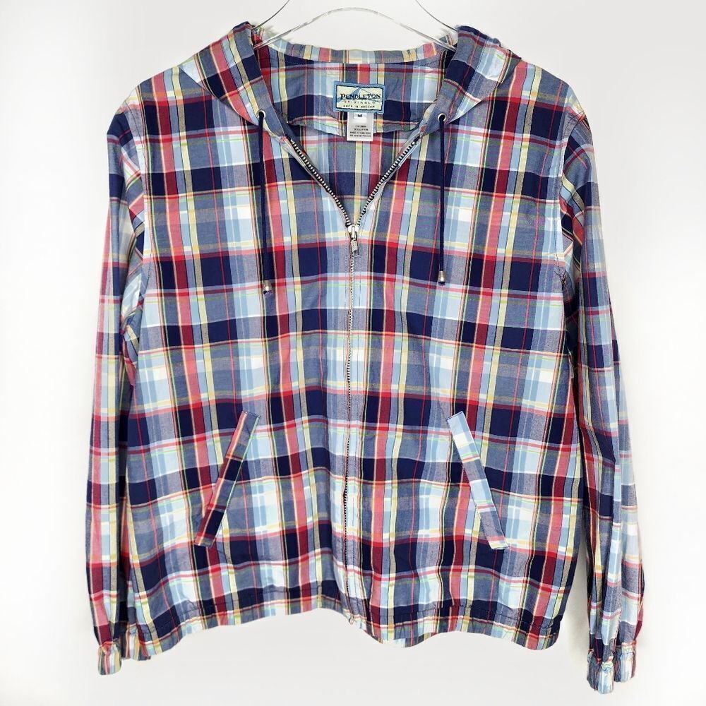 Vintage Pendleton Original Plaid Windbreaker - image 1